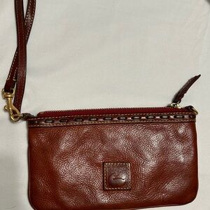 Dooney & Bourke Rich Brown Leather Crossbody Bag